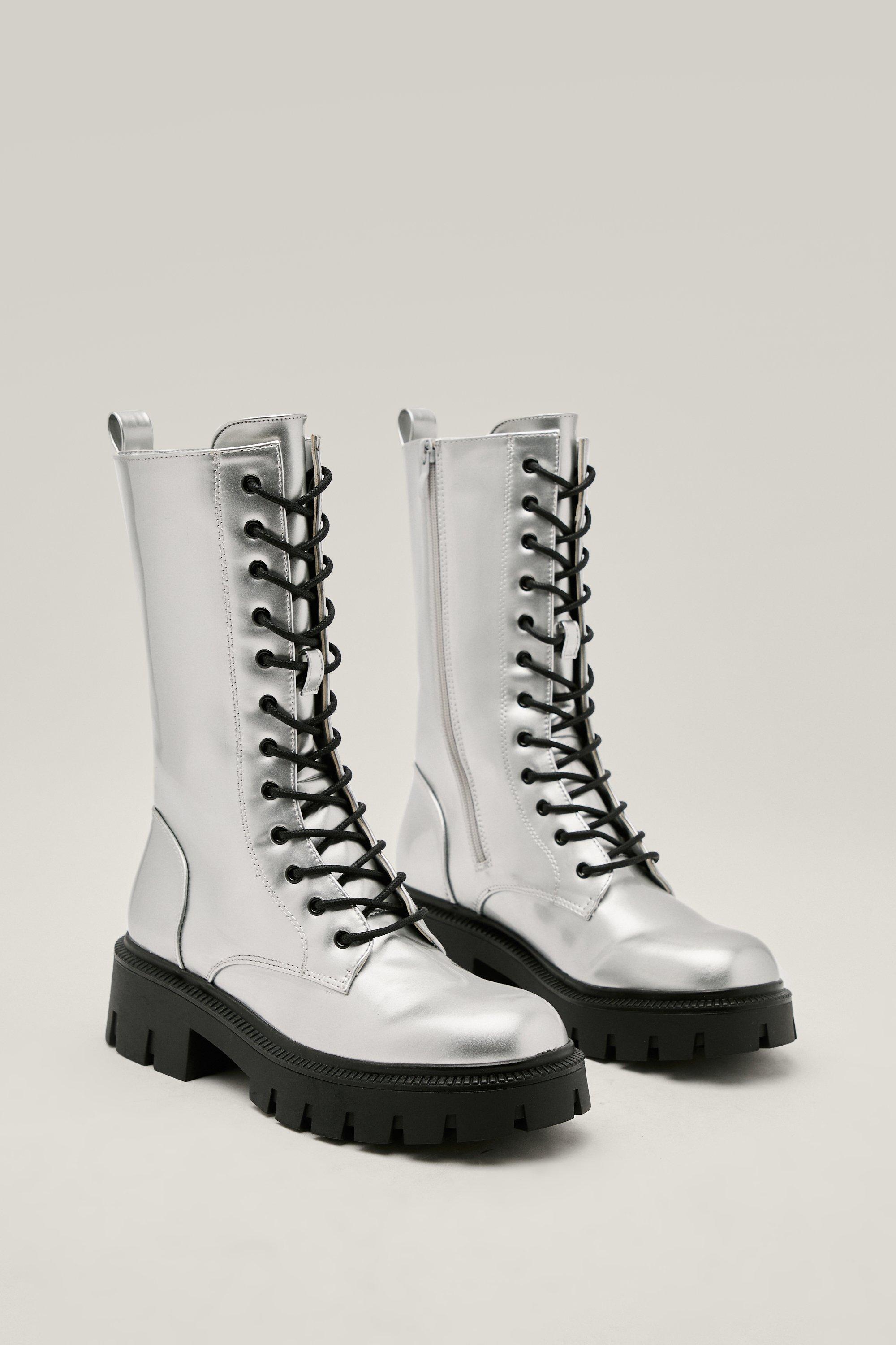 Nasty gal outlet combat boots